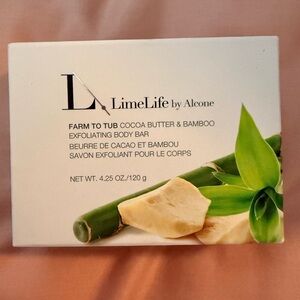 LimeLife by Alcone Cocoa Butter & Bamboo Exfoliating Body Bar